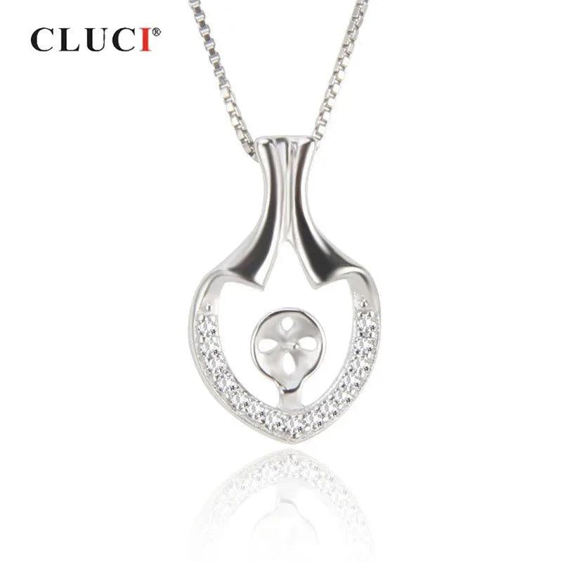 925 Silver Heart Pearl Ring Zircon Jewelry SP260SB