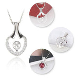 925 Silver Heart Pearl Ring Zircon Jewelry SP260SB