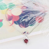 925 Silver Heart Pearl Ring Zircon Jewelry SP260SB