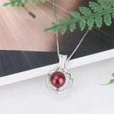 925 Silver Heart Pearl Ring Zircon Jewelry SP260SB