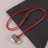 Ruyi Silver Double-sided Long Life Lock Hand-carved Pendant