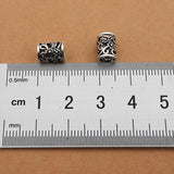 TrustDavis 925 Sterling Silver Flower Charm Beads for DIY Jewelry