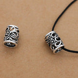 TrustDavis 925 Sterling Silver Flower Charm Beads for DIY Jewelry
