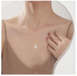 Handbag Shape Pearl Necklace 14k Filled Choker Pendant Jewelry