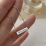 925 Silver O-Chain Lucky Choker Necklace for Women