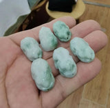 Burmese Emerald Jade Money Rabbit Pendant Jadeite Jewelry Women