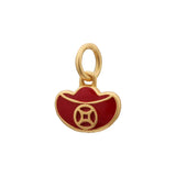 Davis Sterling Silver Sweet 18k Ingot Charm Pendant HY318