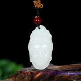 Jade Guanyin Pendant Necklaces Stone Women Amulet Charms Jewelry Talismans Gift