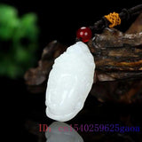 Jade Guanyin Pendant Necklaces Stone Women Amulet Charms Jewelry Talismans Gift