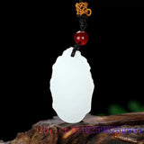 Jade Guanyin Pendant Necklaces Stone Women Amulet Charms Jewelry Talismans Gift