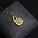 Chalcedony Jade Flower Pendant 925 Silver Necklace