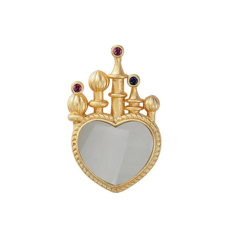 925 Silver Chalcedony Jade Heart Pendant Choker Necklace for Men