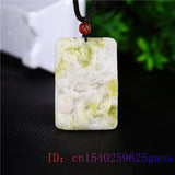 Jade Dragon Pendant Women Amulet Necklace Charm Carved Jewelry Natural Gift