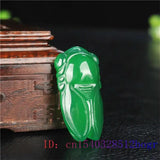 Jade Cicada Pendant Chalcedony Necklace Women Jewelry Charm