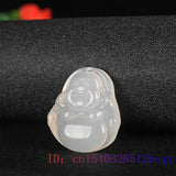 Green Chalcedony Buddha Pendant Necklace Charm