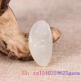 Green Jade Maitreya Pendant Chinese Charm Men Buddha Necklace