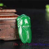 Jade Cicada Pendant Women Charm Natural Necklace Carved Jewelry