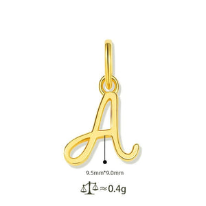 Trustdavis 925 Silver Name Jewelry Letter Pendant DIY Women Birthday Gift