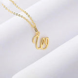 Trustdavis 925 Silver Name Jewelry Letter Pendant DIY Women Birthday Gift