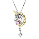 Butterfly Animal Skull Heart Pendant Necklace 925 Sterling Silver
