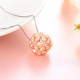 Natural Freshwater Oval Potato Pearls Beaded Pendant Jewelry