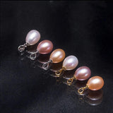 925 Silver Pearl Necklace Freshwater Pearl Choker Pendant Charm Jewelry