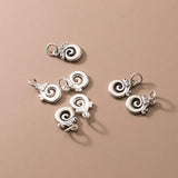 925 Sterling Silver Dragon Head Pendant DIY Necklace Bracelet Accessories