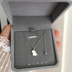 925 Silver Dinosaur Necklace Ladies Pendant NK141