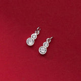 TrustDavis 925 Silver CZ Charms Pendant for DIY Bracelet Necklace