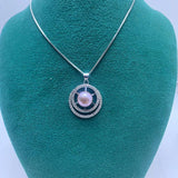 8-9mm Freshwater Pearl Necklace Chain Pendants