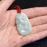Burmese Jade Chinese Zodiac Pendant Men Charm Jewelry