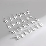 TrustDavis 925 Sterling Silver Letters Charm Pendant Necklace Jewelry DH0020
