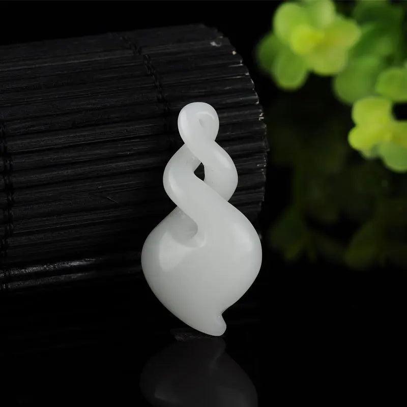 Green Jade Heart Necklace Pendant Natural Jadeite Amulets