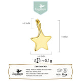 925 Sterling Silver Star Pendant DIY Necklace Bracelet for Children Jewelry