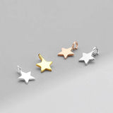 925 Sterling Silver Star Pendant DIY Necklace Bracelet for Children Jewelry