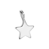925 Sterling Silver Star Pendant DIY Necklace Bracelet for Children Jewelry