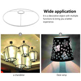 Lampshade Frame Holder Wire Drum Light Rings Silver Harp Spider DIY