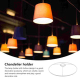 Lampshade Frame Holder Wire Drum Light Rings Silver Harp Spider DIY