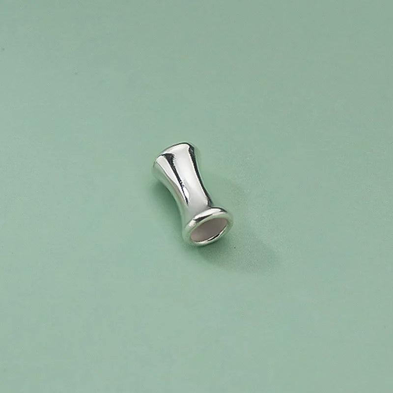 925 Sterling Silver Double Leaf Pendant DIY Jewelry