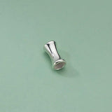 925 Sterling Silver Double Leaf Pendant DIY Jewelry