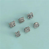 TrustDavis 925 Sterling Silver Zodiac Signs DIY Jewelry DZ710