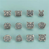 TrustDavis 925 Sterling Silver Zodiac Signs DIY Jewelry DZ710