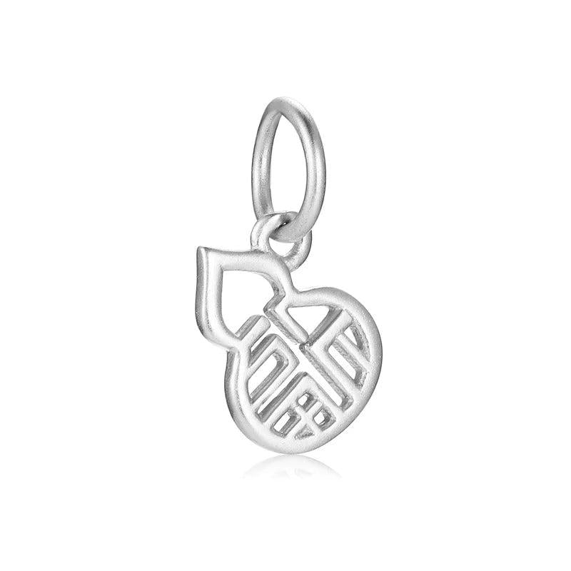 TrustDavis 925 Sterling Silver Hollow Pattern Charm Pendant DIY Jewelry