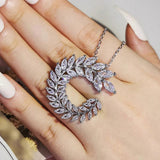 Silver 925 Necklace for Women - Wedding Bridal Anniversary Jewelry