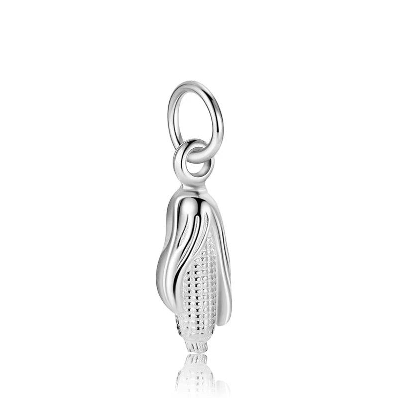 TrustDavis 925 Silver Plant Charm Pendant for Necklace DH0027