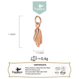 TrustDavis 925 Silver Plant Charm Pendant for Necklace DH0027