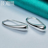 925 Silver Teardrop Stud Earrings Wedding Party Charm Jewelry