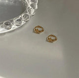 S925 Silver Earrings Cross Butterfly Crystal Jewelry Wedding Party