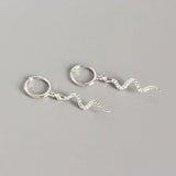 Punk Snake Animal Pendant Tassel Silver Jewelry