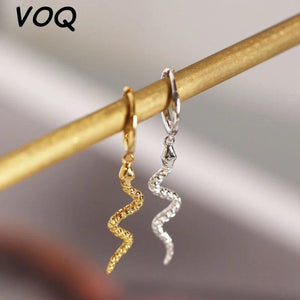 Punk Snake Animal Pendant Tassel Silver Jewelry